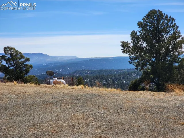 a view of a backyard of the house