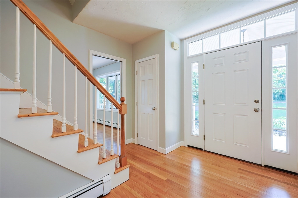 10 Prospect Street Upton, MA 01568 - Photo 15 of 41 a view of an entryway with wooden floor and door
