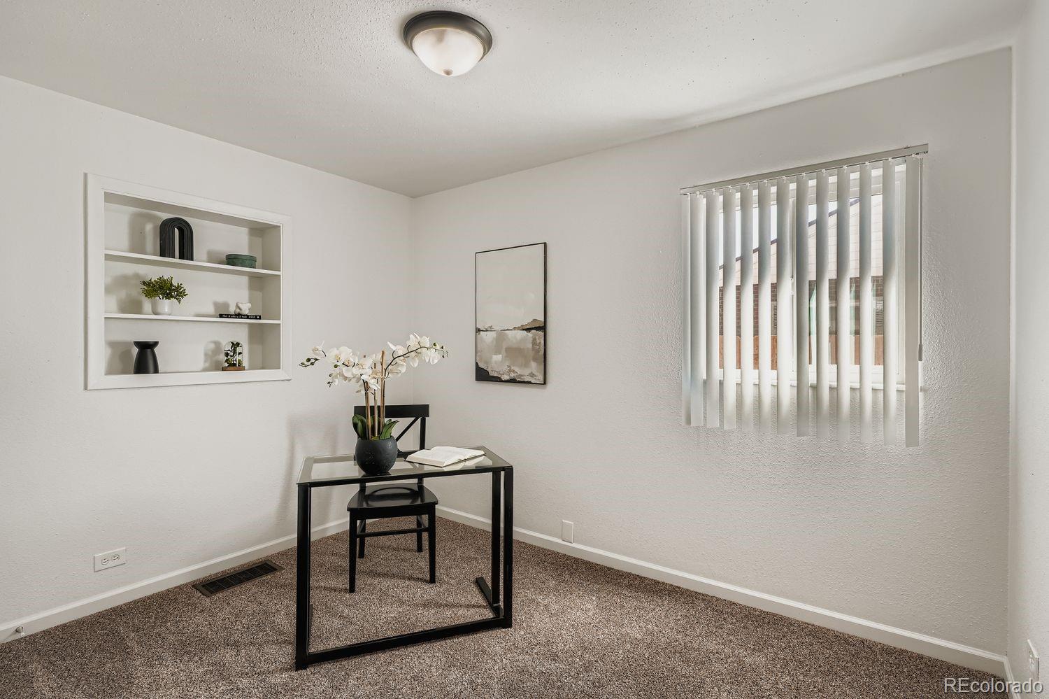 3670 Magnolia Street Denver, CO 80207 - Photo 15 of 26 a workspace room with furniture and window