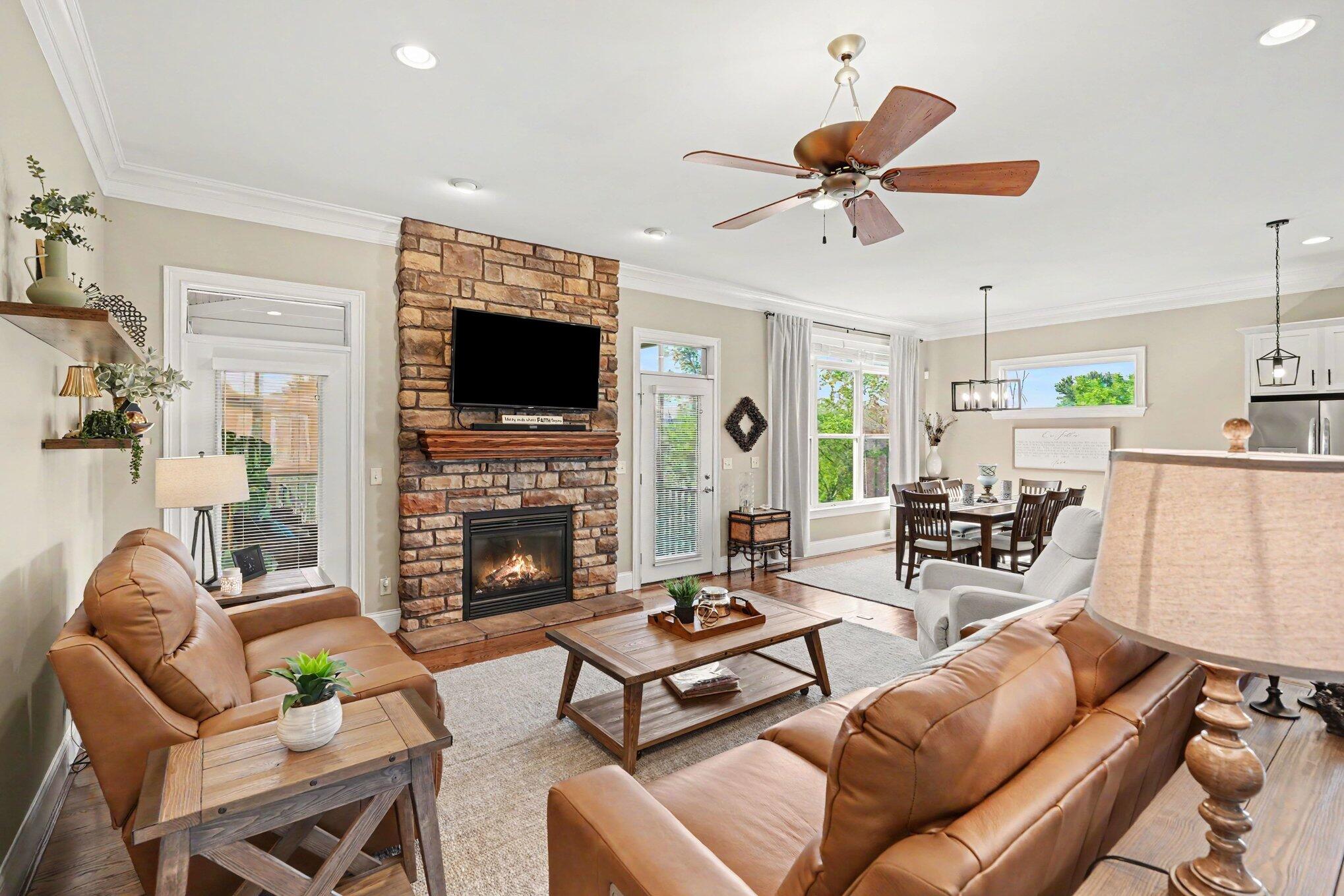 9403 Riviera Drive Union, KY 41091 - Photo 6 of 38 Stone Gas Fireplace