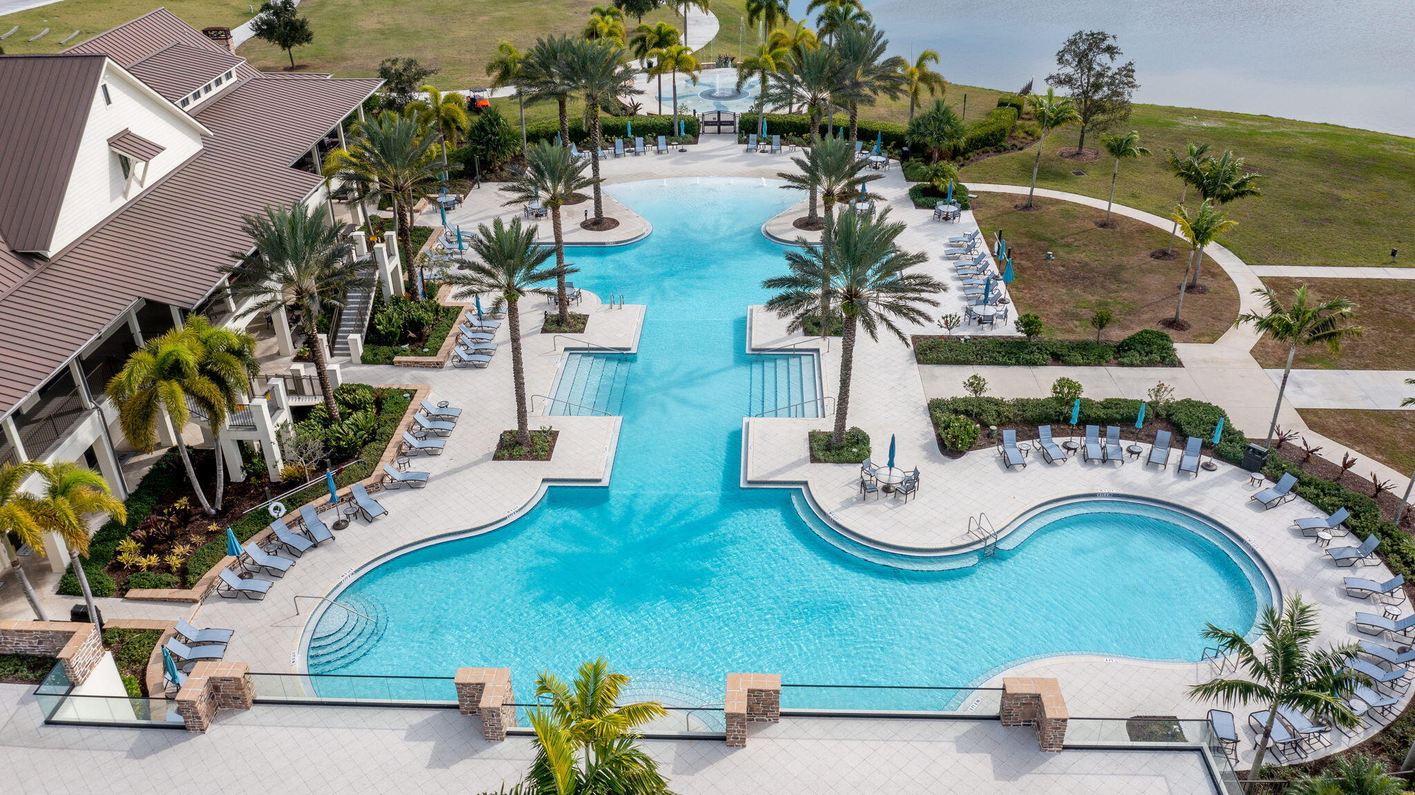 19546 Weathervane Way Loxahatchee, FL 33470 - Photo 57 of 63 an aerial view of a house with outdoor space swimming pool
