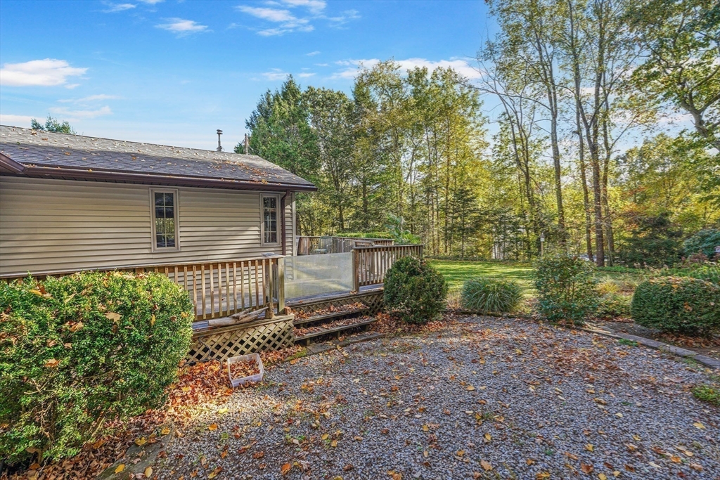 40 Breakneck Road Sturbridge, MA 01566 - Photo 31 of 39 a view of a backyard with a garden