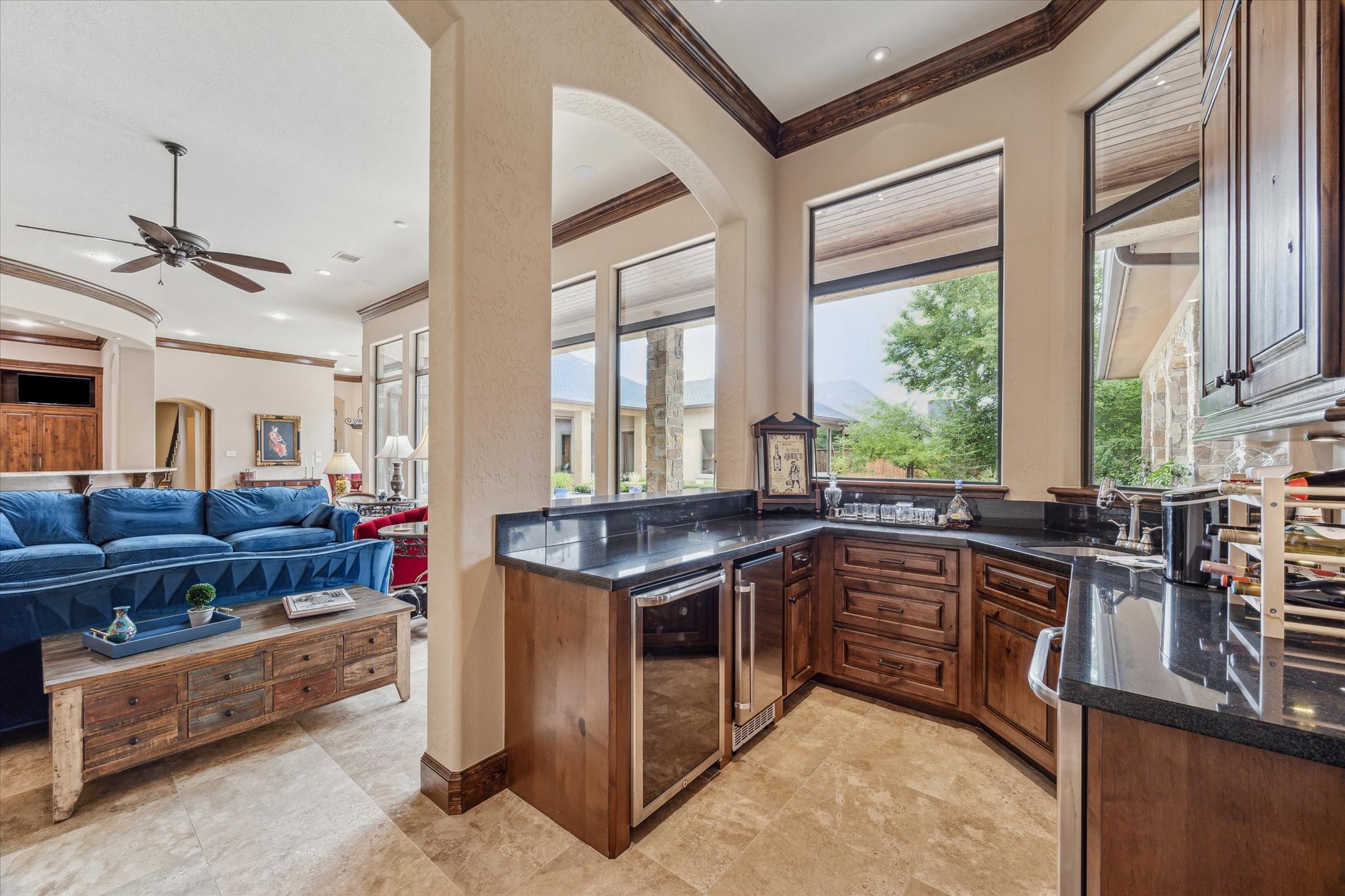 7611 Morgans Pond Court Spring, TX 77389 - Photo 32 of 50 a kitchen with stainless steel appliances granite countertop a stove and a sink