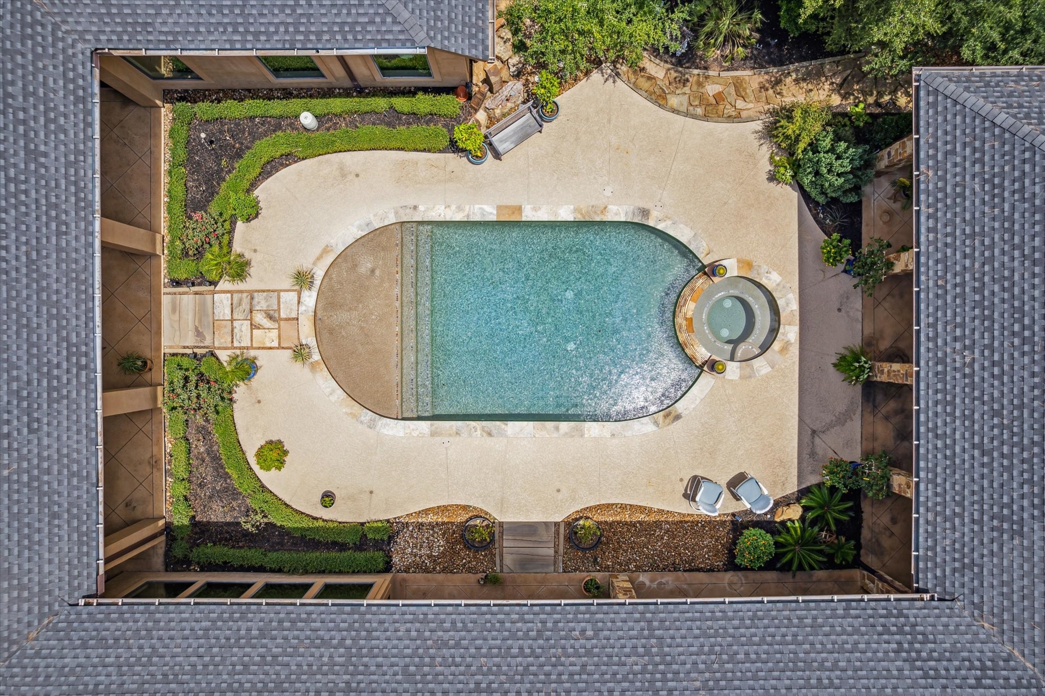 7611 Morgans Pond Court Spring, TX 77389 - Photo 5 of 50 an aerial view of a highlighted house