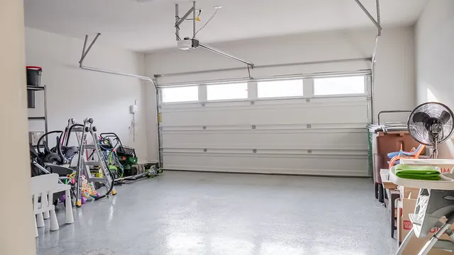 a view of room with gym equipment