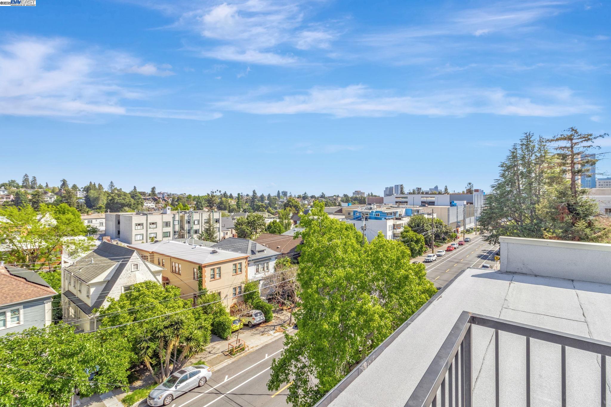 3877 Howe Street, Unit 106 Oakland, CA 94611 - Photo 17 of 17 a view of a city from a balcony