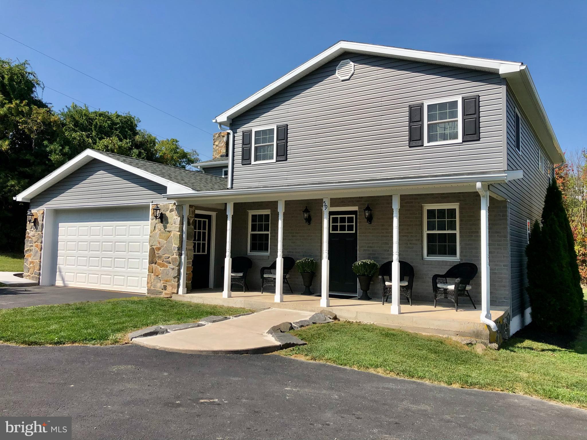 59 Steelman Marker Road Fairfield, PA 17320 - Photo 2 of 95 Front of house with large front porch