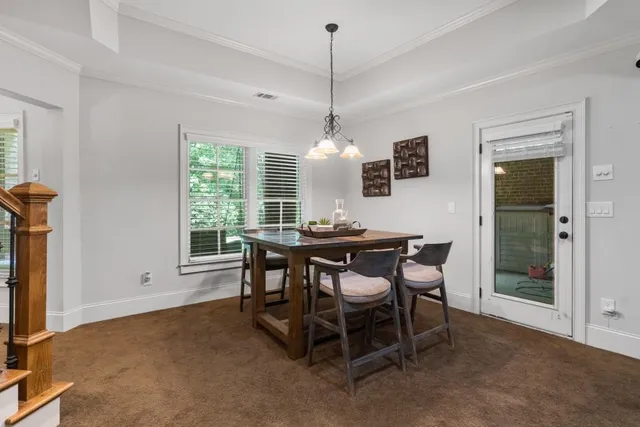 a view of an ocean and a mountain