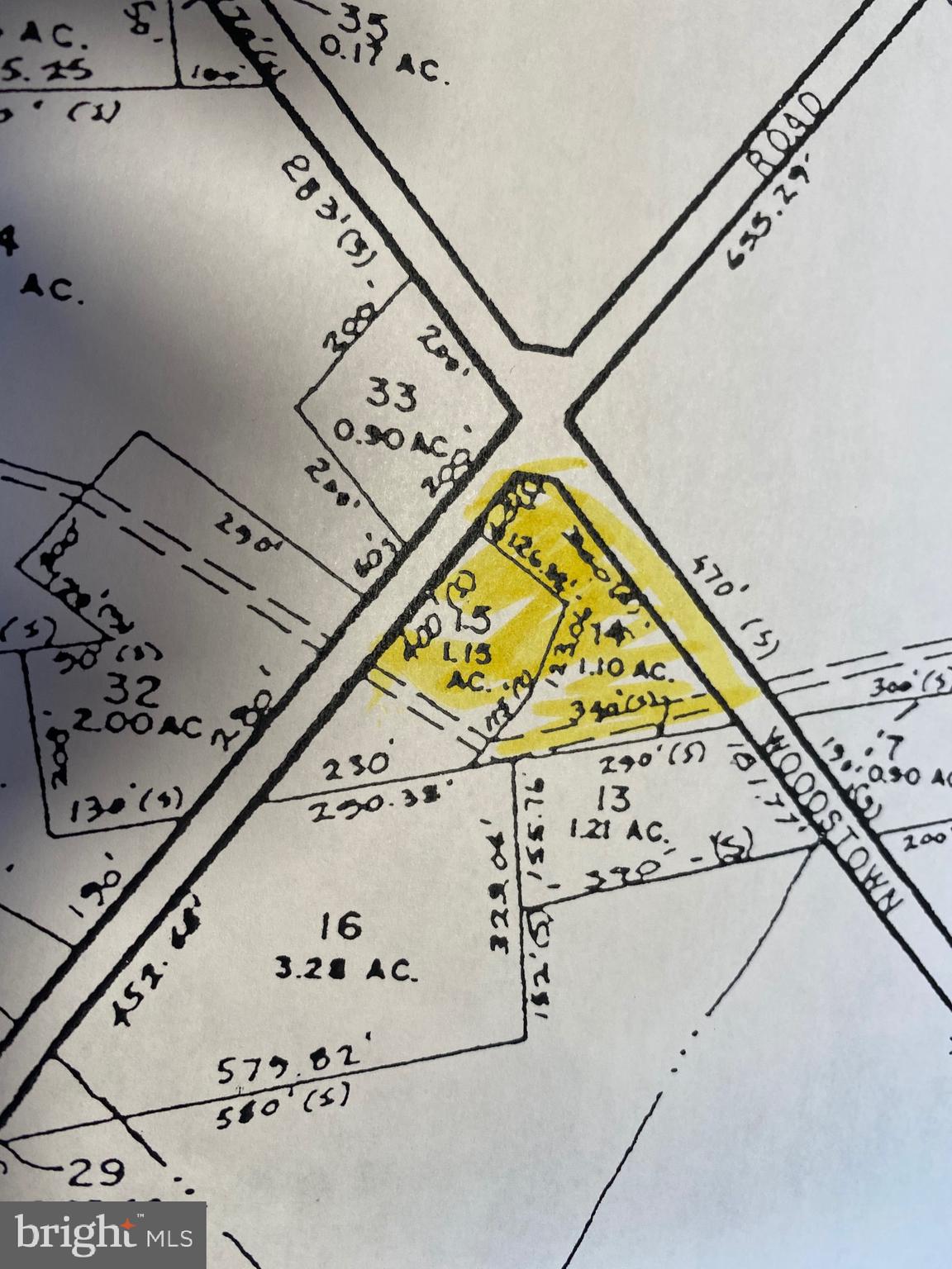 216 Mannington Yorktown Road Woodstown, NJ 08098 - Photo 2 of 4 Corner in yellow