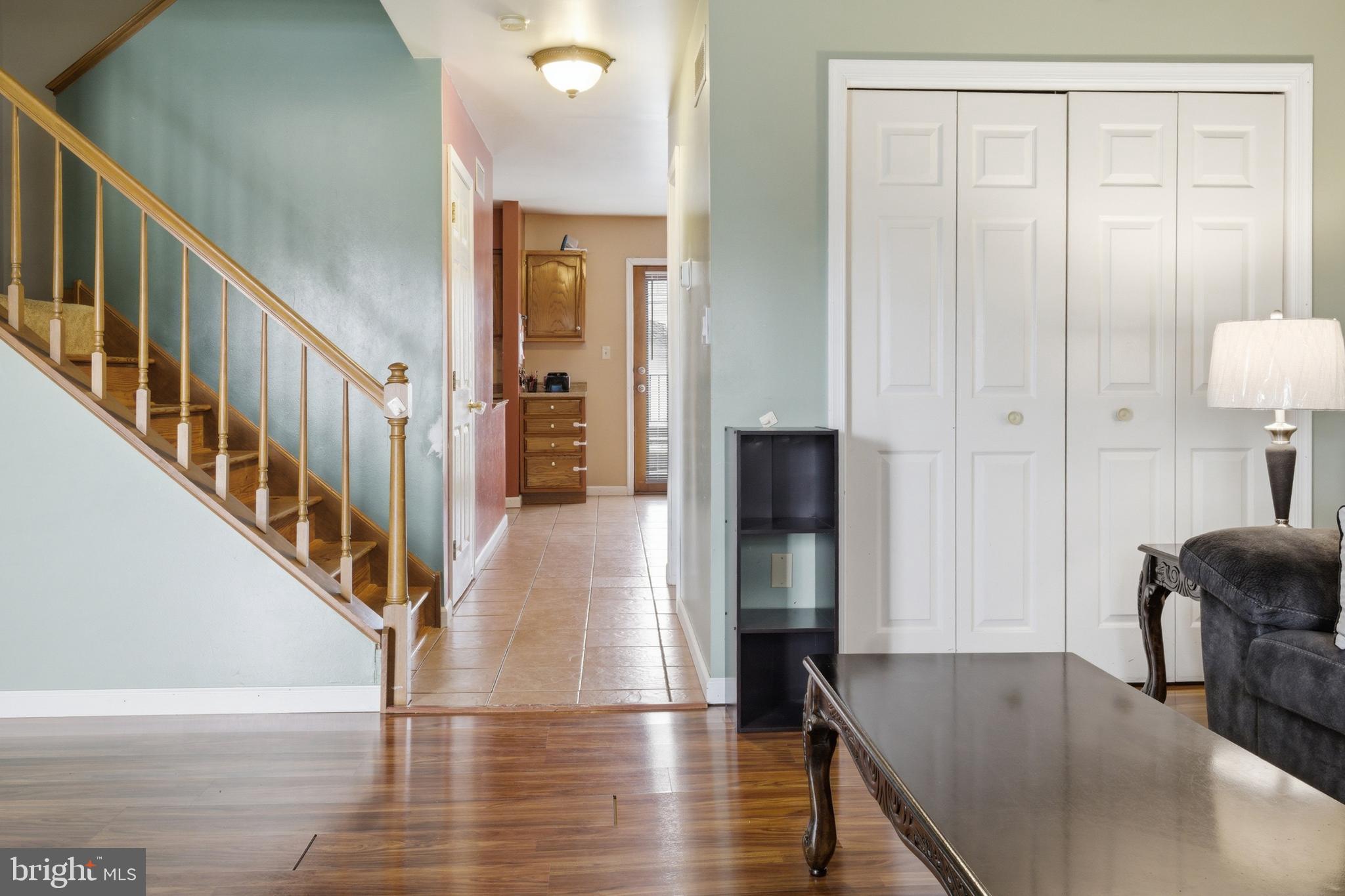 1302 Carbon Street Reading, PA 19601 - Photo 4 of 24 a view of entryway and hall with wooden floor