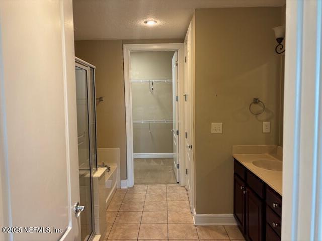 4300 South Beach Parkway, Unit 1314 Jacksonville Beach, FL 32250 - Photo 7 of 16 a bathroom with a granite countertop shower mirror and a sink