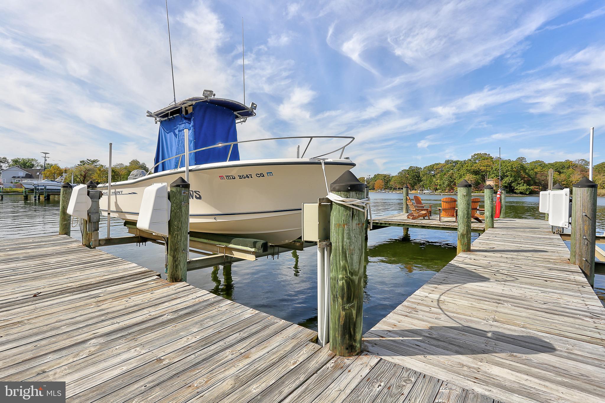 2108 Poplar Ridge Road Pasadena, MD 21122 - Photo 12 of 15 Large pier with lifts