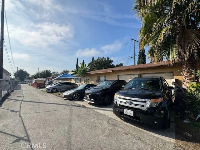 a car parked in front of house