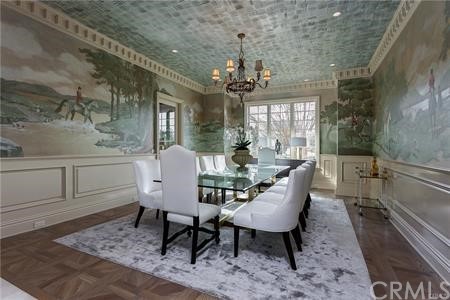 18 Dovetail Lane Bradbury, CA 91008 - Photo 11 of 40 a view of a dining room with furniture window and wooden floor