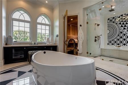 18 Dovetail Lane Bradbury, CA 91008 - Photo 30 of 40 a bath tub sitting next to a window