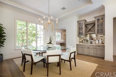 18 Dovetail Lane Bradbury, CA 91008 - Photo 39 of 40 a view of a dining room with furniture window and wooden floor