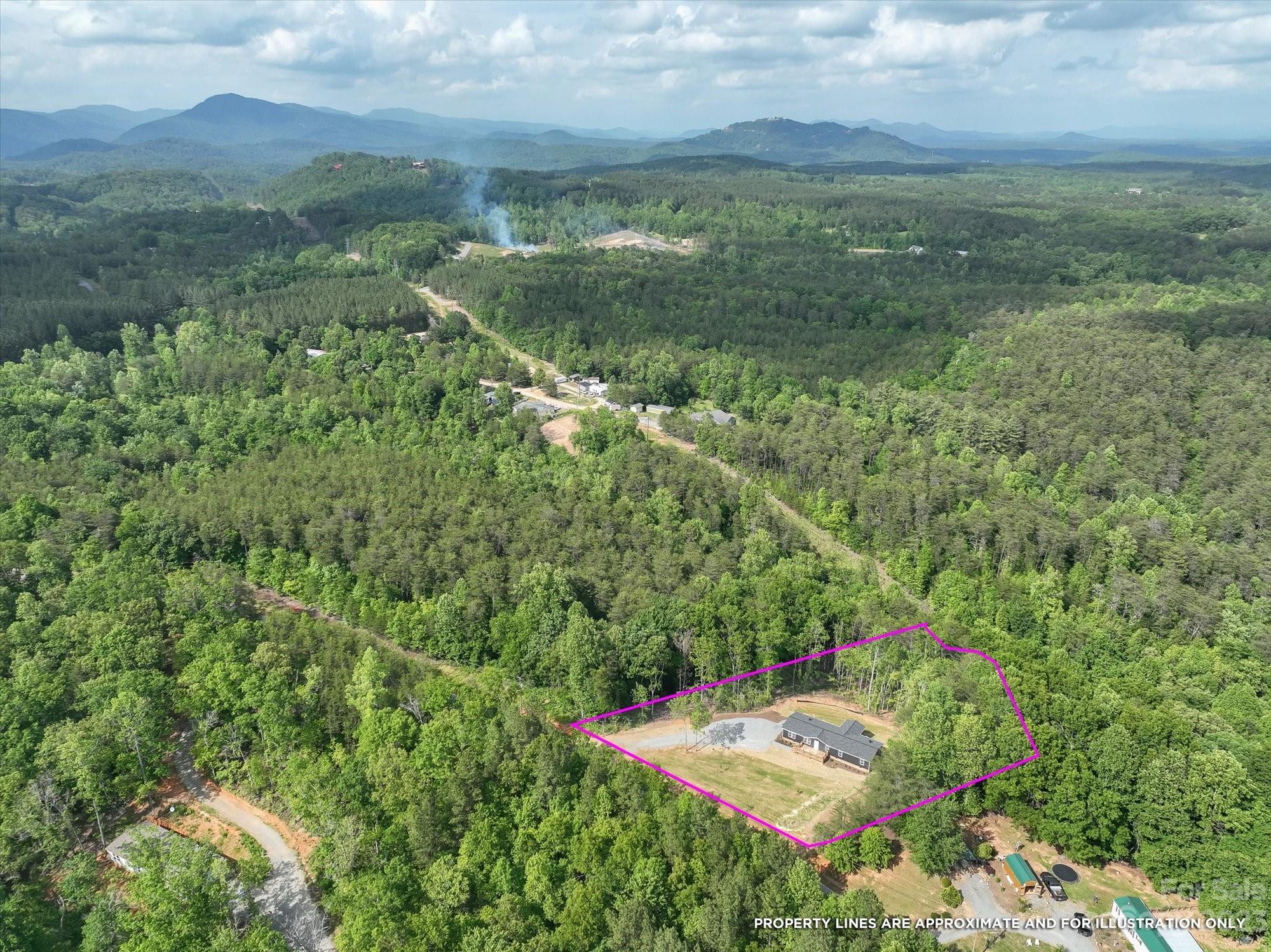 175 King Stepp Road Mill Spring, NC 28756 - Photo 29 of 46 a view of a lake with a mountain