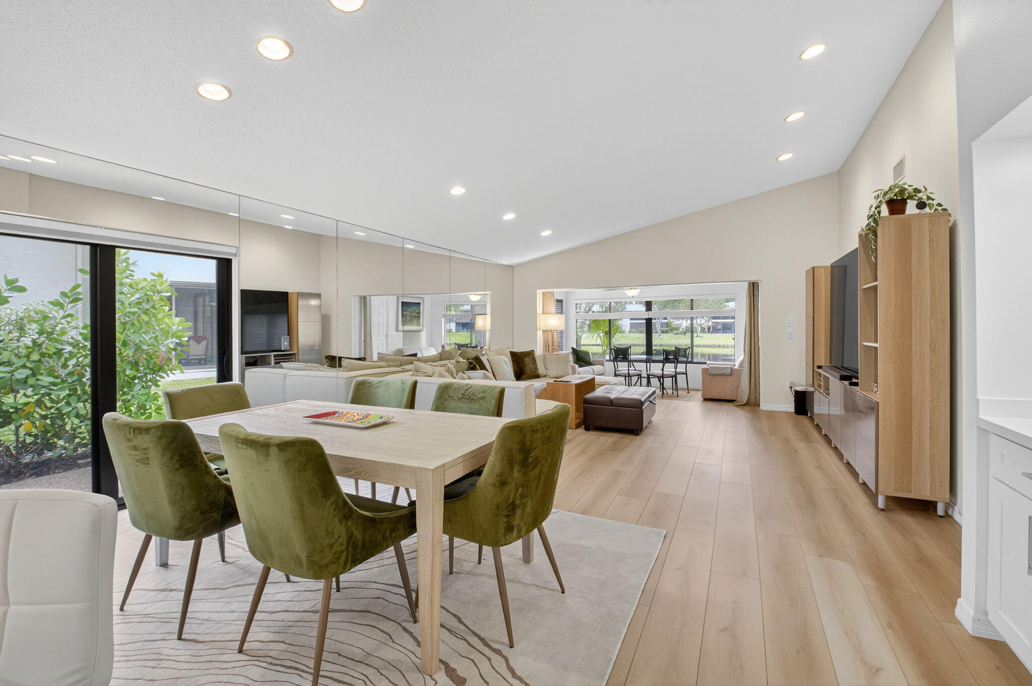 24 Westgate Lane, Unit A Boynton Beach, FL 33436 - Photo 26 of 94 a view of a dining room with furniture window and outside view