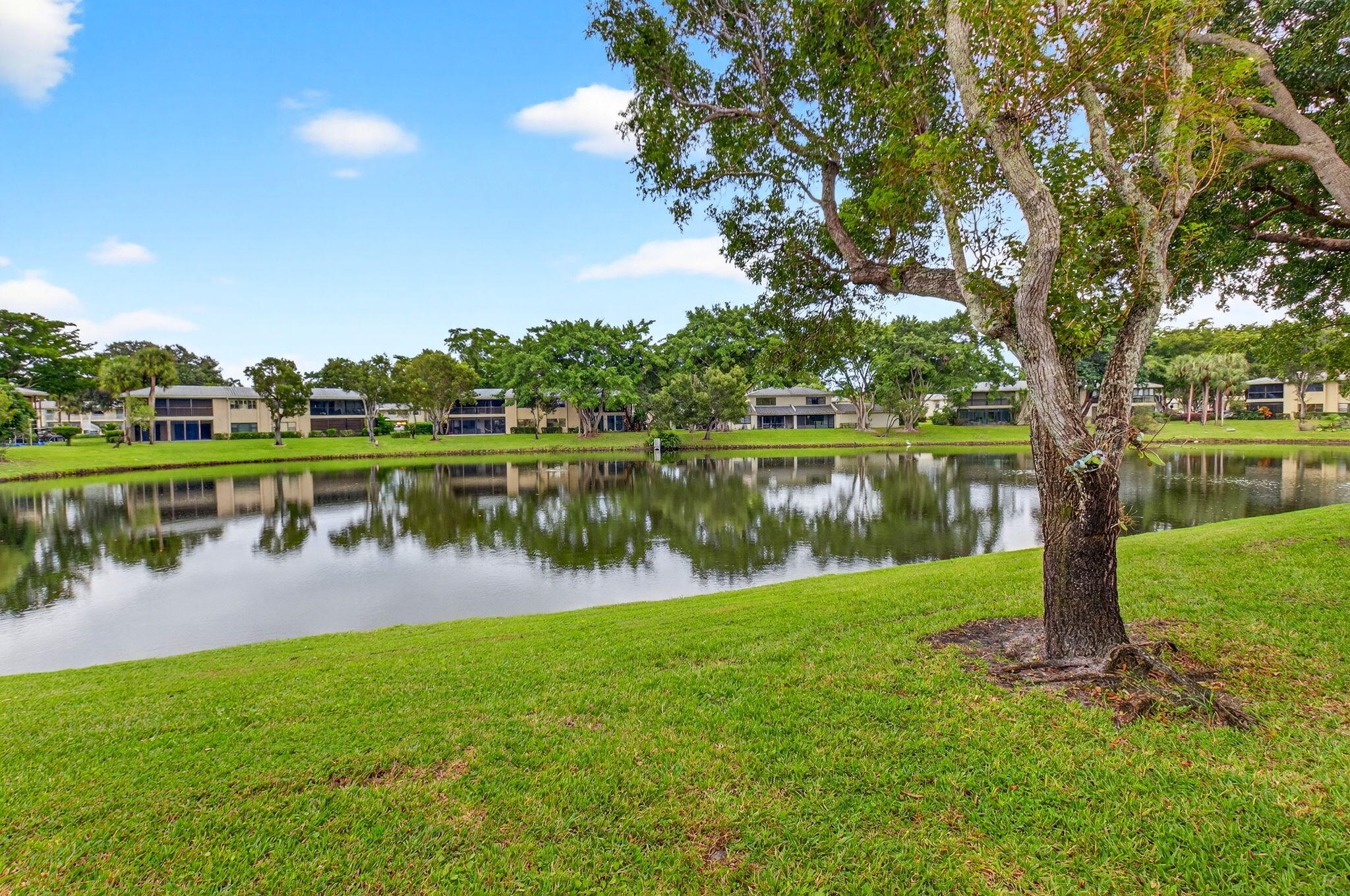24 Westgate Lane, Unit A Boynton Beach, FL 33436 - Photo 37 of 94 a lake view with a large trees