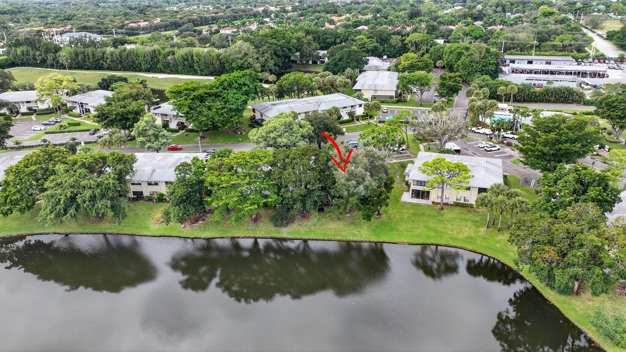 24 Westgate Lane, Unit A Boynton Beach, FL 33436 - Photo 46 of 94 an aerial view of a houses with outdoor space and street view