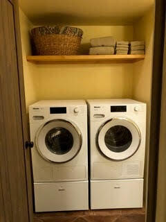 Undisclosed Address Montecito, CA 93108 - Photo 11 of 11 a utility room with dryer and washer