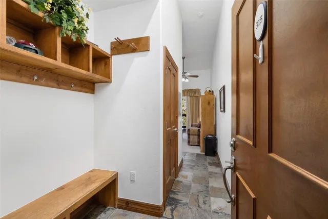 a view of a walk in closet