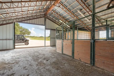 a view of an empty room with a sliding door