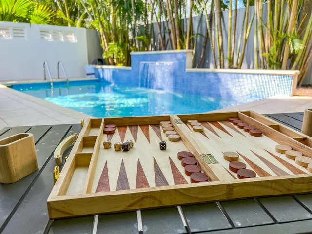 a view of outdoor space with seating area