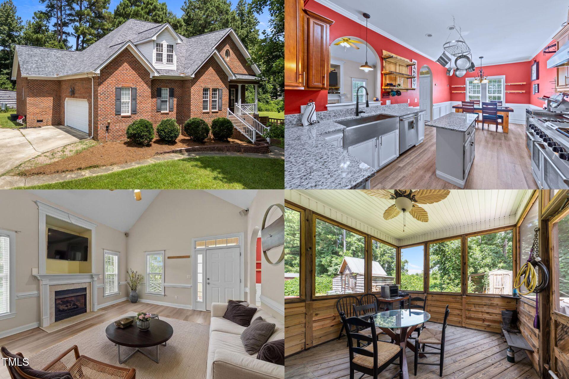 1709 Shell Cracker Drive Willow Spring, NC 27592 - Photo 1 of 28 a view of a house with backyard and porch