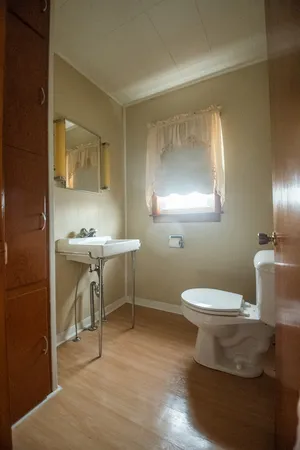 a backyard of a house