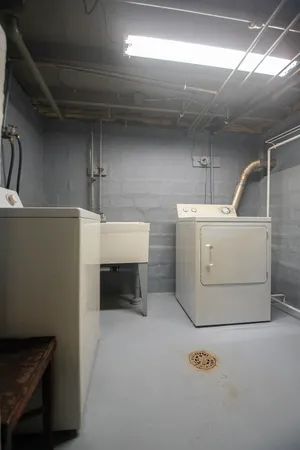 a view of a backyard of the house