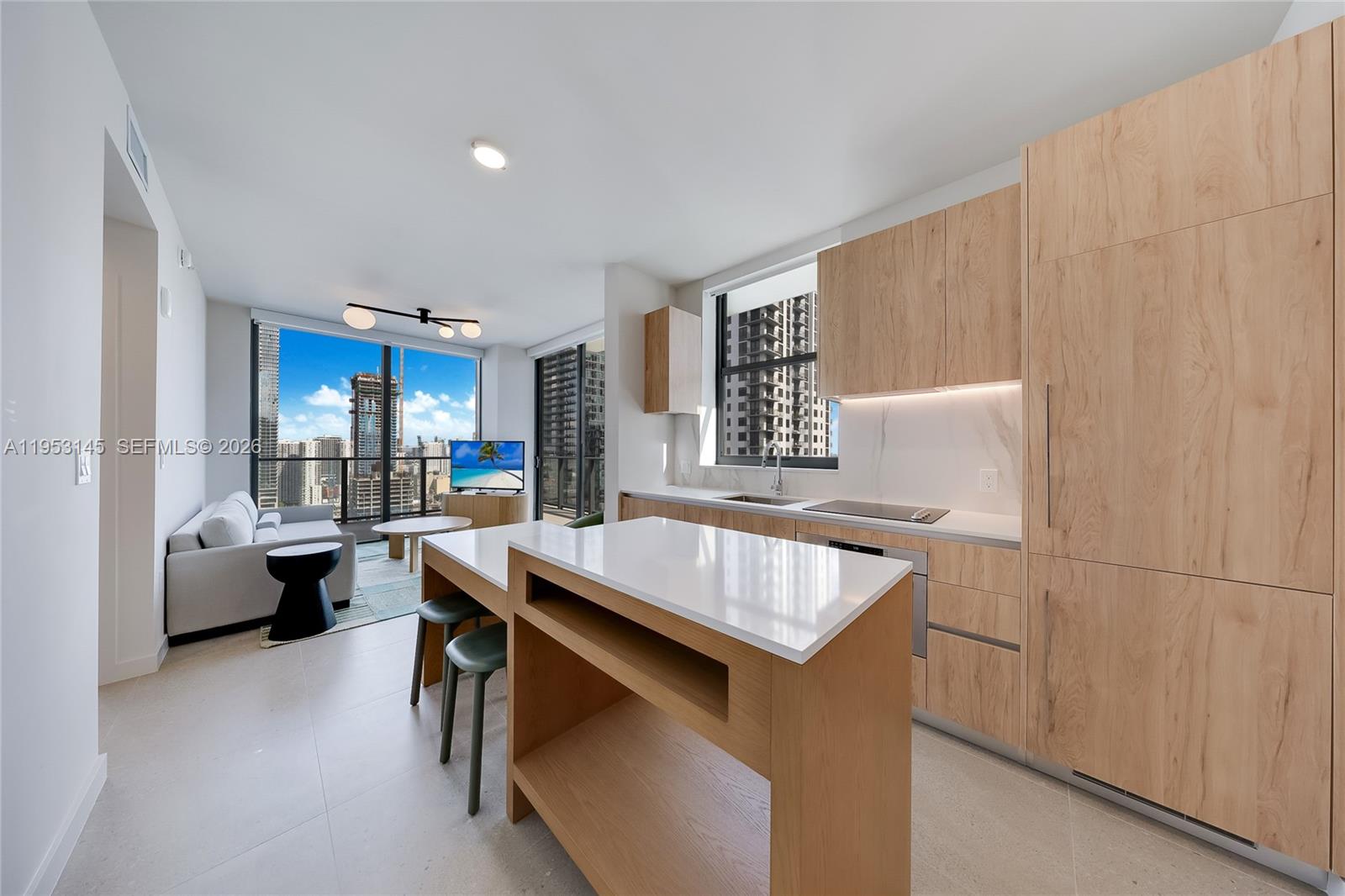 11 Northeast 6th Street, Unit 3209 Miami, FL 33132 - Photo 3 of 30 a outdoor space with furniture and view of nearby