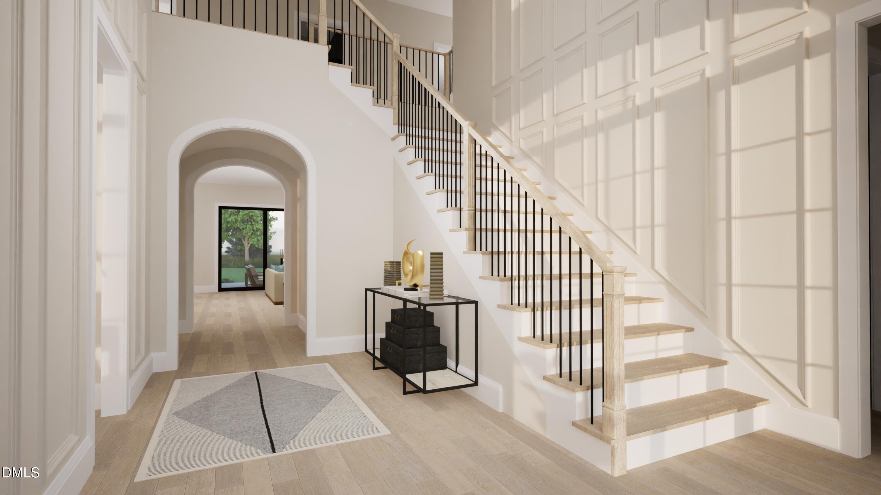 4801 Rampart Street Raleigh, NC 27609 - Photo 4 of 61 Foyer Rendering