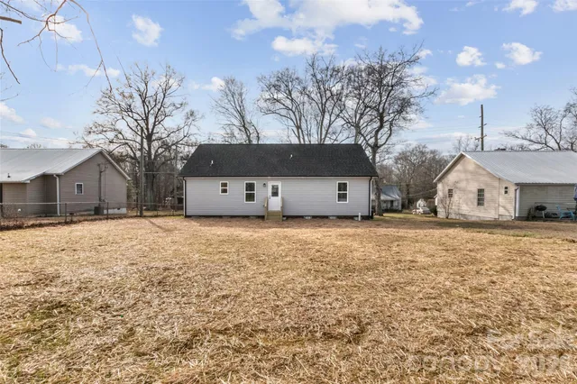 a house view with a yard