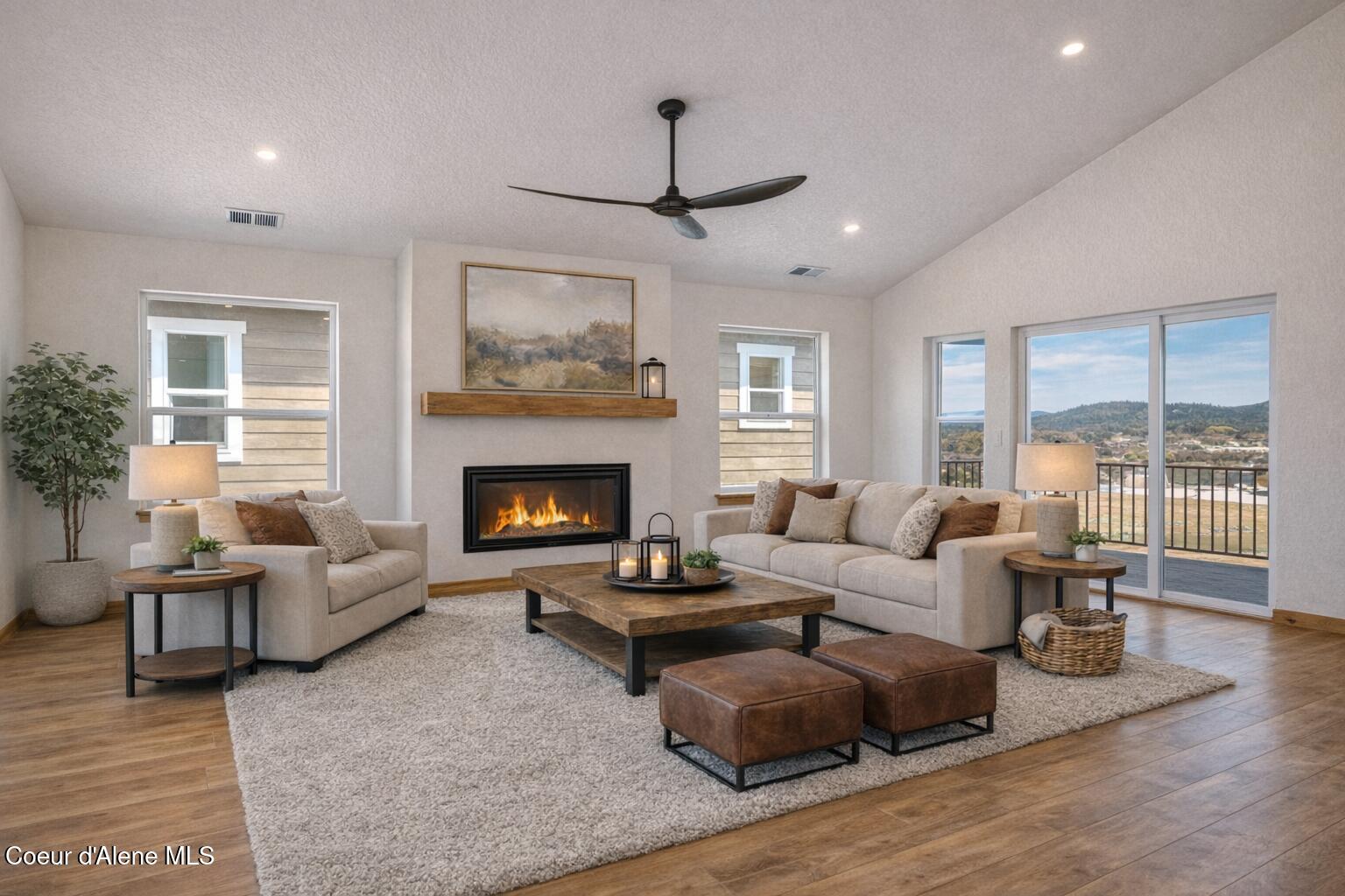 3264 Van Winkle Street Post Falls, ID 83854 - Photo 5 of 11 Spacious living room with scenic view