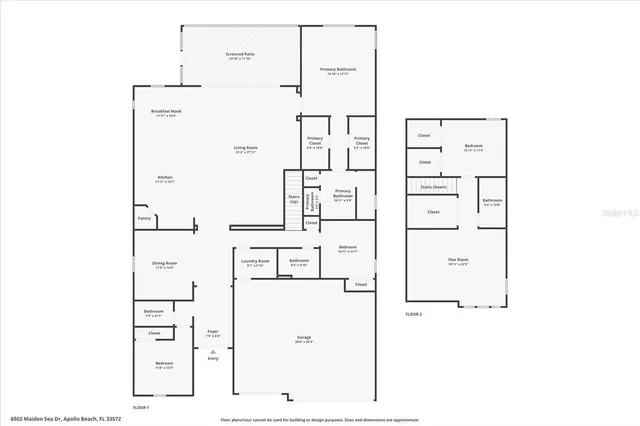 $725,000 | 6502 Maiden Sea Drive, Apollo Beach, FL 33572