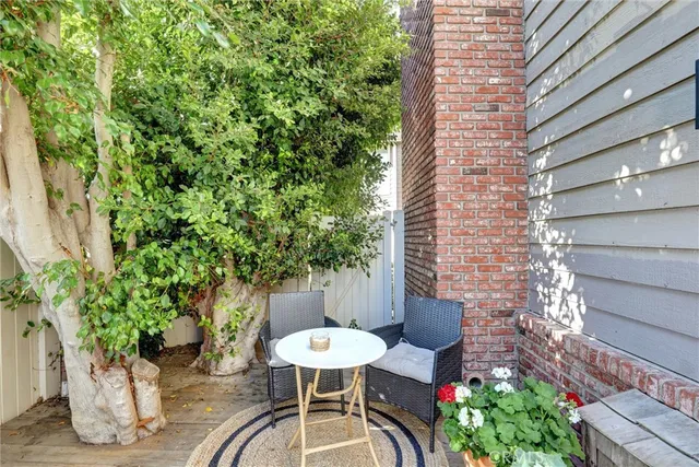 a outdoor space with furniture