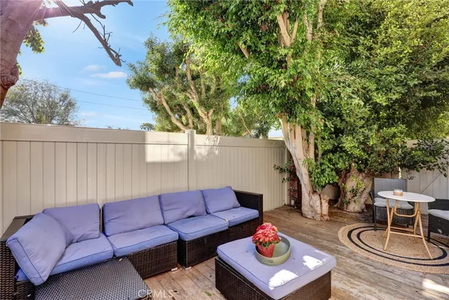 a outdoor space with furniture