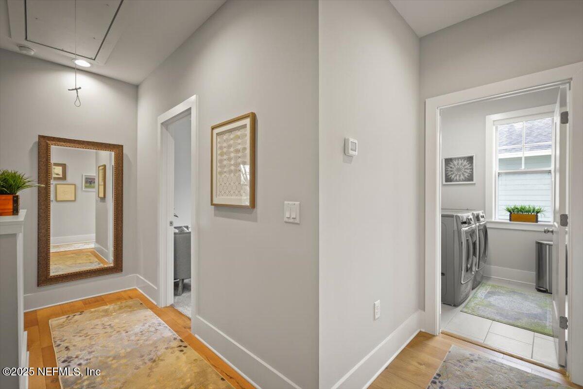 740 Paradise Lane Atlantic Beach, FL 32233 - Photo 24 of 38 a view of room with window and hardwood floor