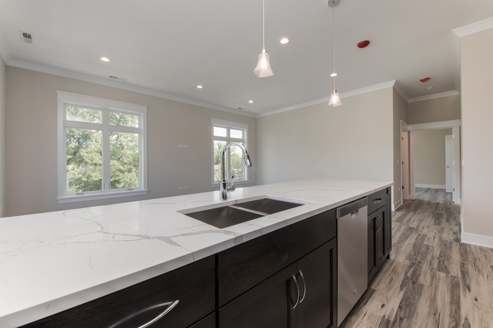1116 Courtland Avenue, Unit 203 Park Ridge, IL 60068 - Photo 7 of 16 a kitchen with a sink and large window