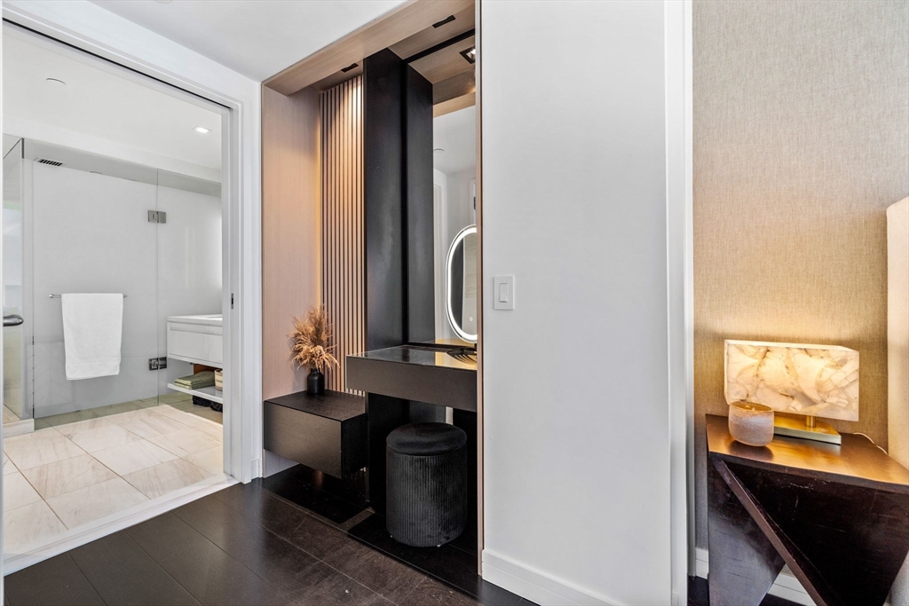 150 Seaport Boulevard, Unit 14B Boston, MA 02210 - Photo 19 of 42 a view of a bathroom from the hallway