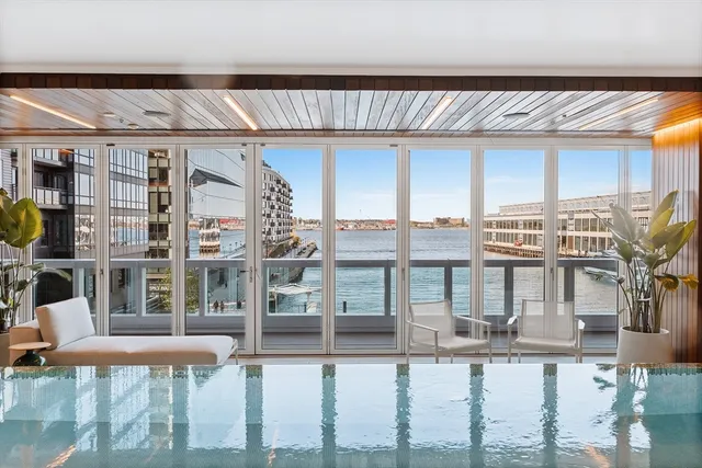 a view of a city with tall buildings