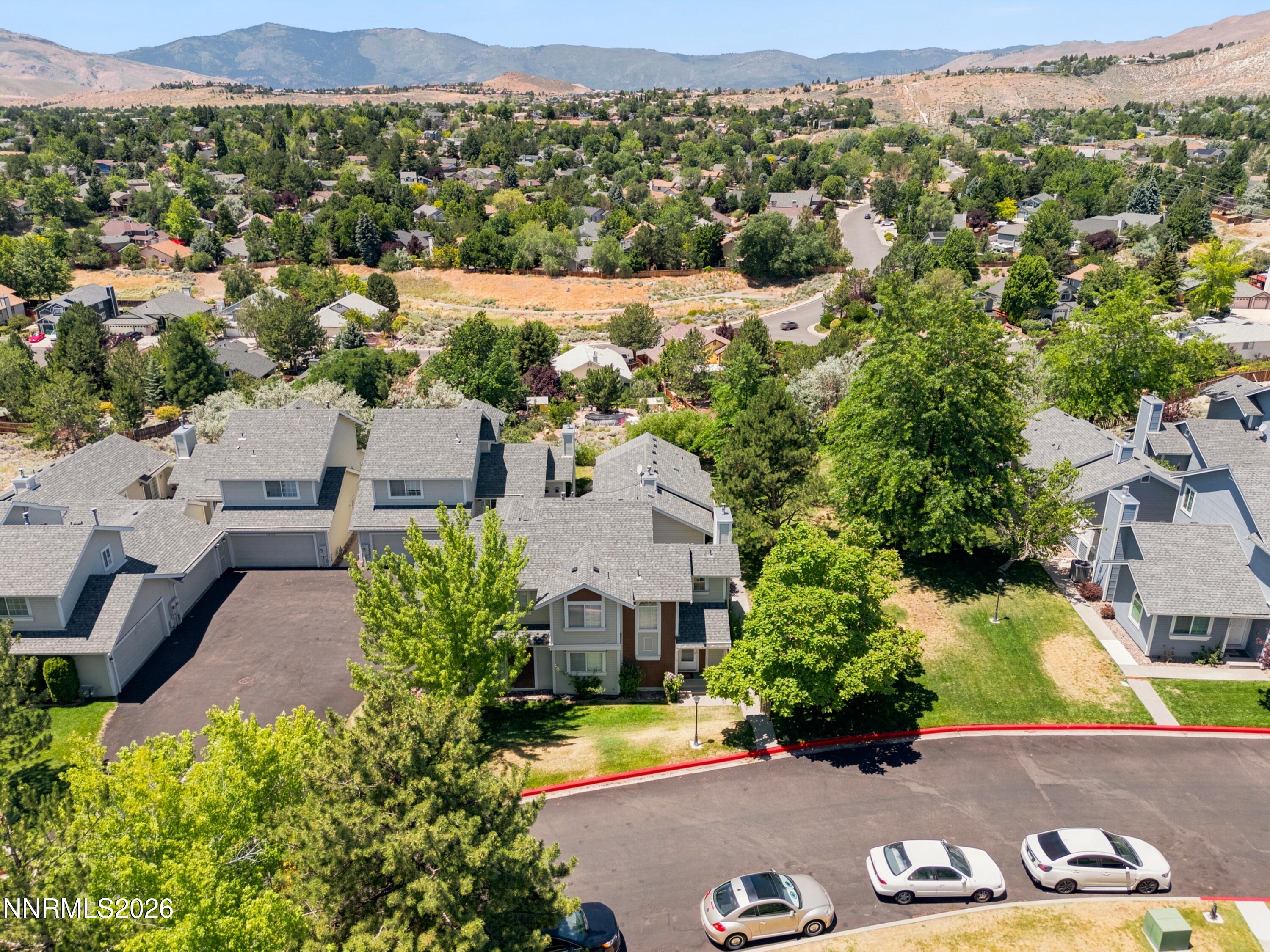 1899 Tuolumne Drive Reno, NV 89523 - Photo 32 of 44 an aerial view of a house with a yard
