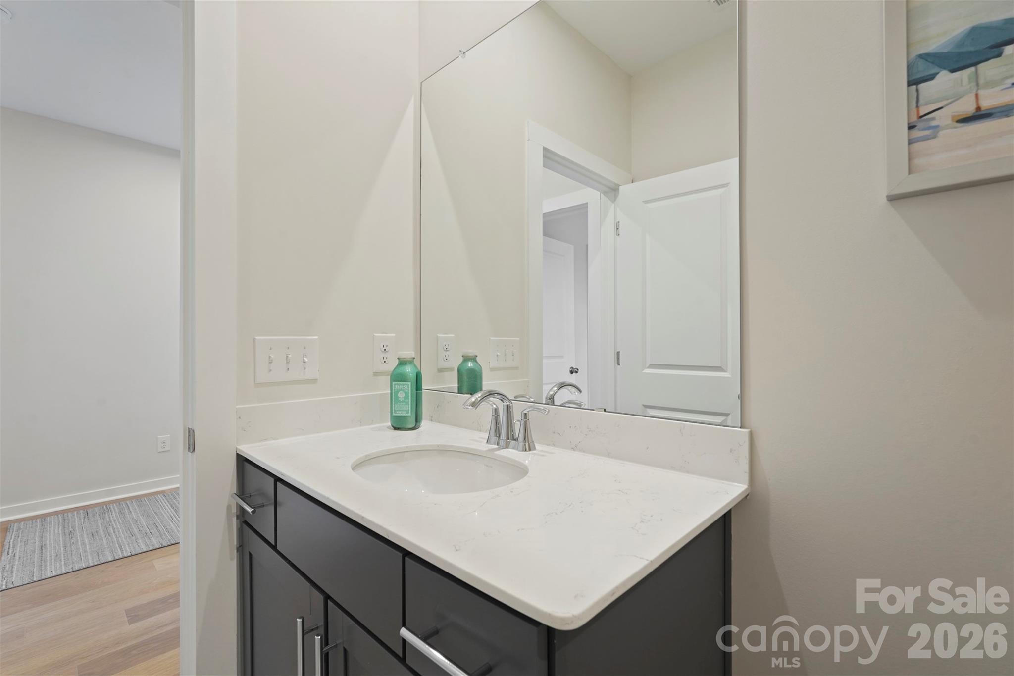 1099 Arundle Road Sherrills Ford, NC 28673 - Photo 19 of 40 a bathroom with a sink and a mirror