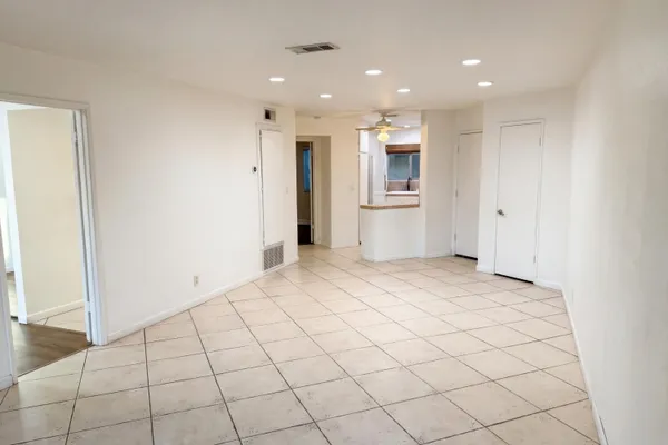 a view of an empty room