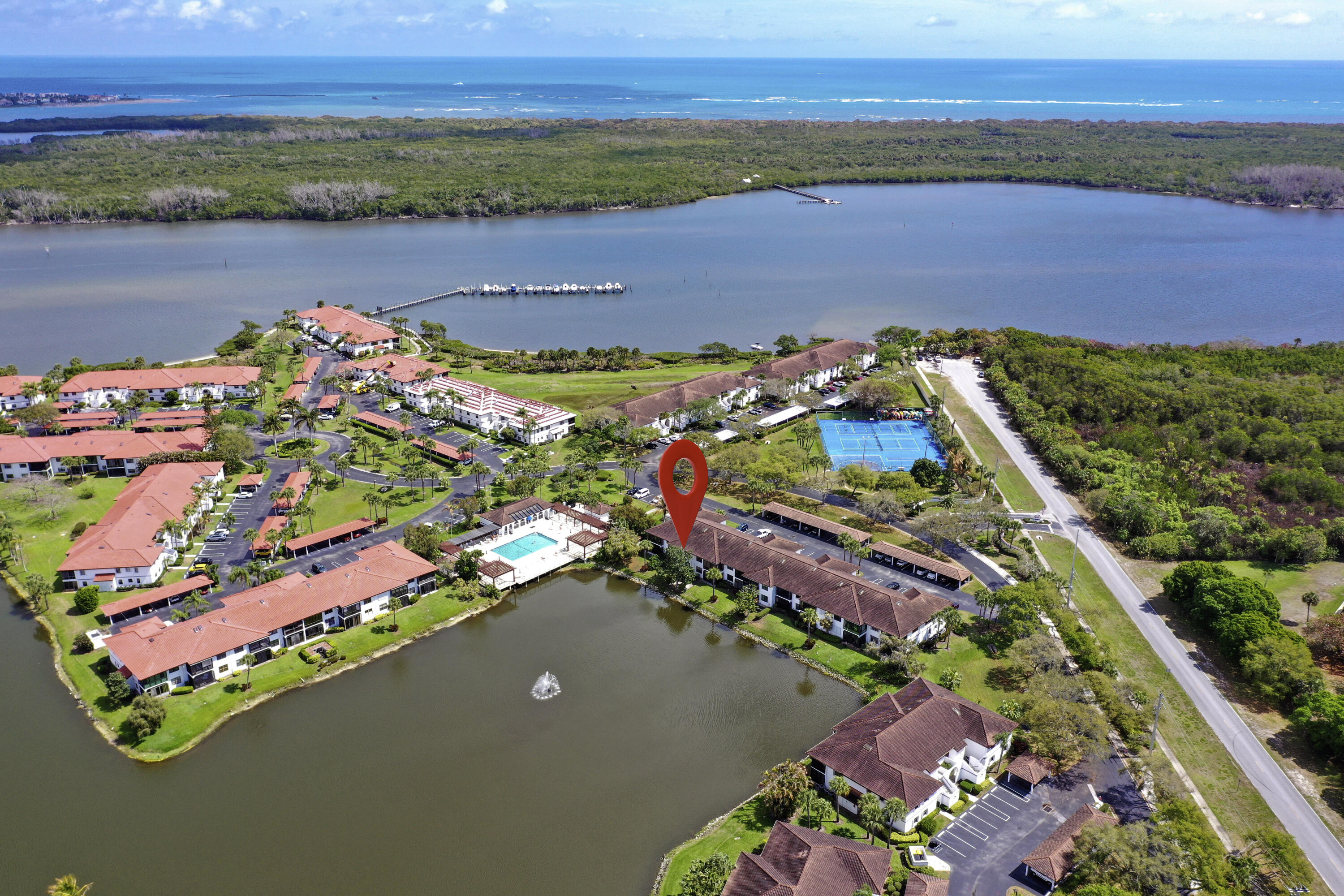 6041 Southeast Landing Way Stuart, FL 34997 - Photo 13 of 30 an aerial view of a city