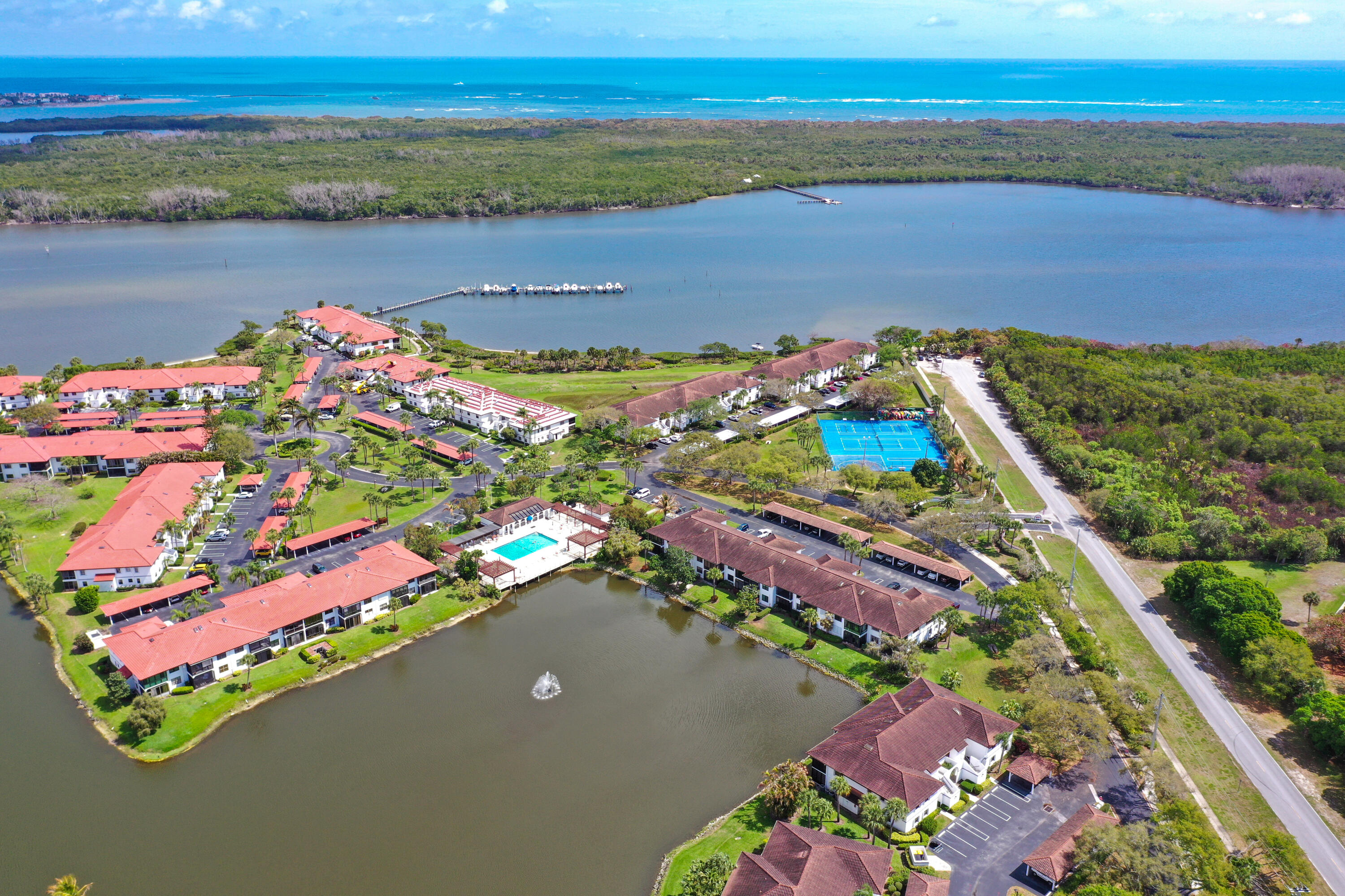 6041 Southeast Landing Way Stuart, FL 34997 - Photo 27 of 30 an aerial view of a city