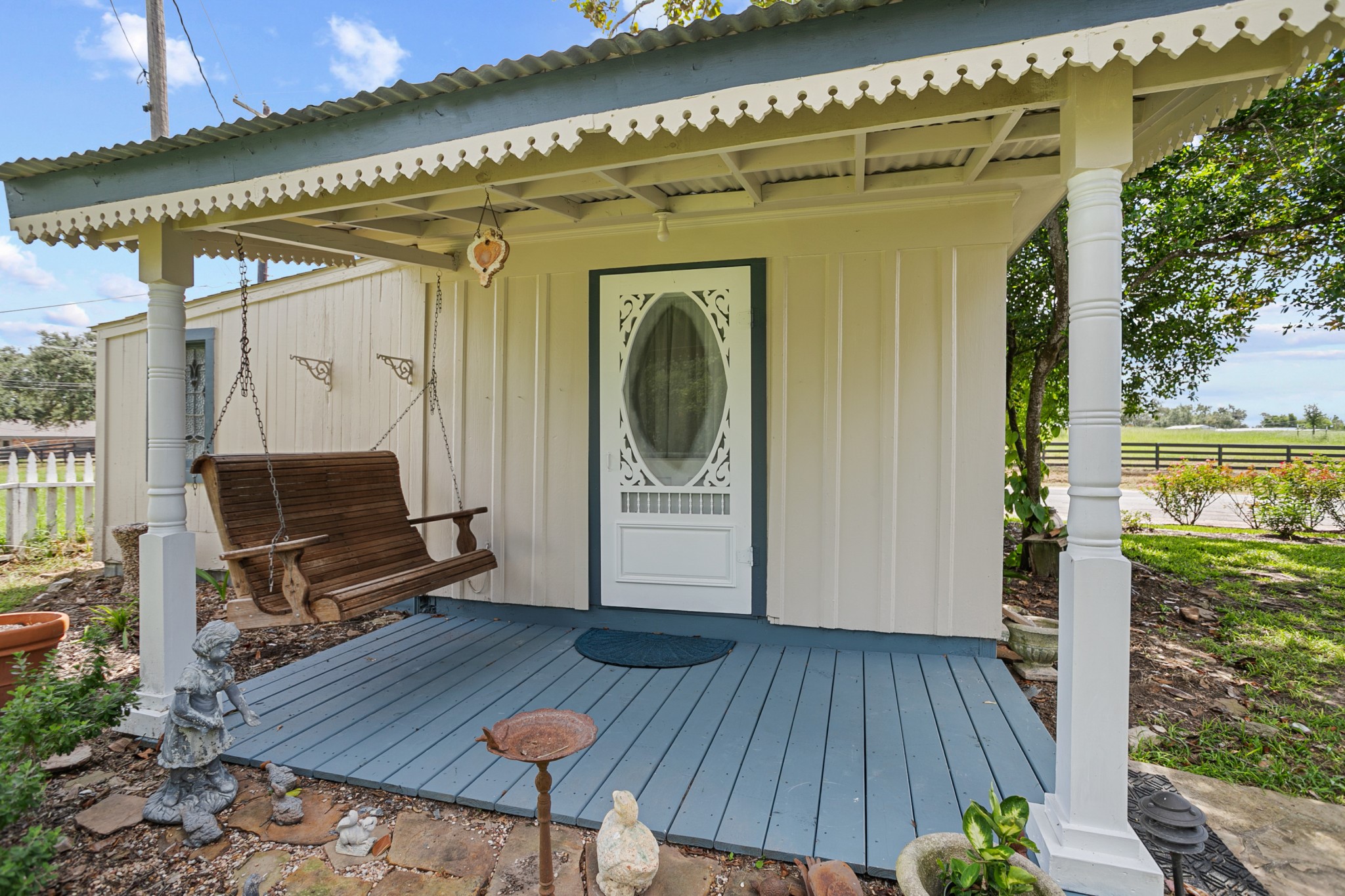 1034 South Tesch Street Bellville, TX 77418 - Photo 36 of 44 Original carriage house 1 bedroom 1 bath, perfect as a man cave/hobby or art studio.