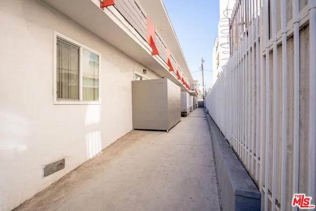 a view of a stairs and an entryway