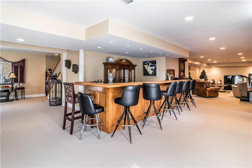 349 Buffalo Ridge Road Canonsburg, PA 15317 - Photo 20 of 25 LOWER LEVEL BAR AREA